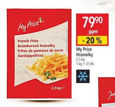My Price Hranolky 2,5 kg