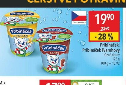 Pribináček Tvarohový
