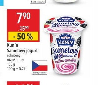Kunín Sametový jogurt