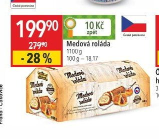 Medová roláda
