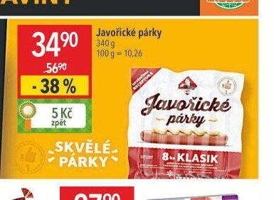 Javořické párky