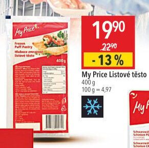 My Price Listové těsto