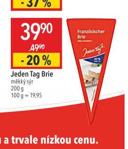 Jeden Tag Brie měkký sýr