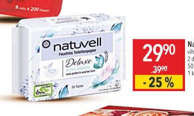 Natuvell vlhčený toaletní papír