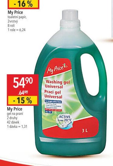 My Price gel na praní