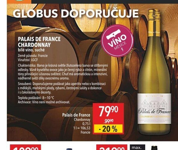 Palais de France Chardonnay