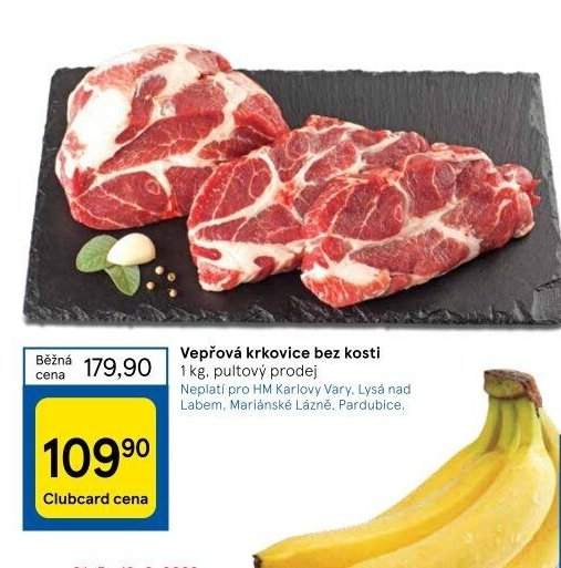 Vepřová krkovice bez kosti 1 kg, pultový prodej