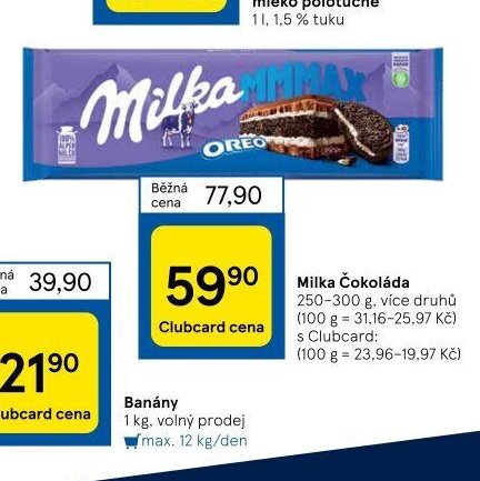 Milka Čokoláda 250-300 g, více druhů