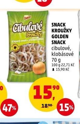 SNACK KROUŽKY GOLDEN SNACK