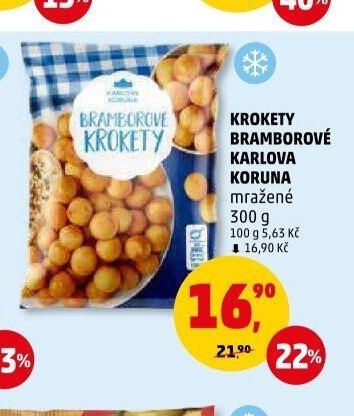 KROKETY BRAMBOROVÉ KARLOVA KORUNA