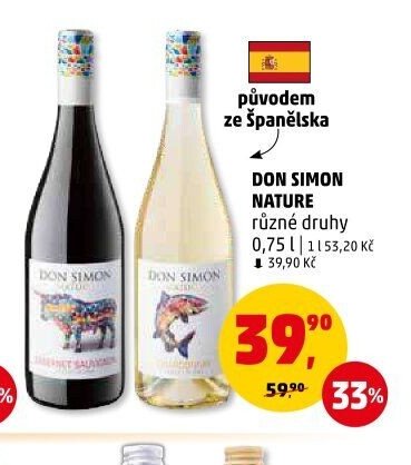 DON SIMON NATURE různé druhy