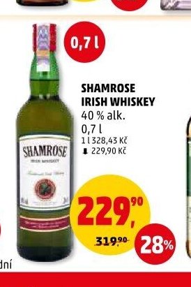 SHAMROSE IRISH WHISKEY