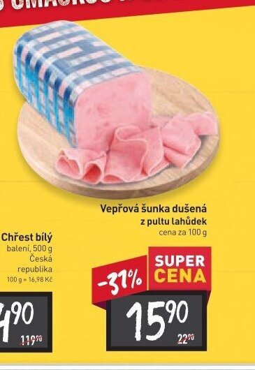 Vepřová šunka dušená