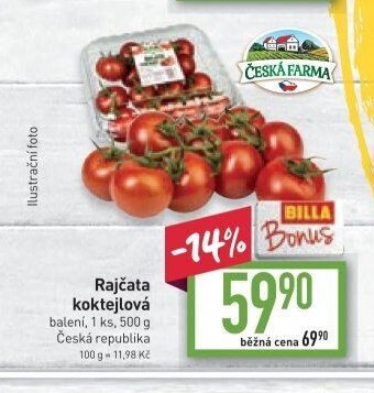 Rajčata koktejlová
