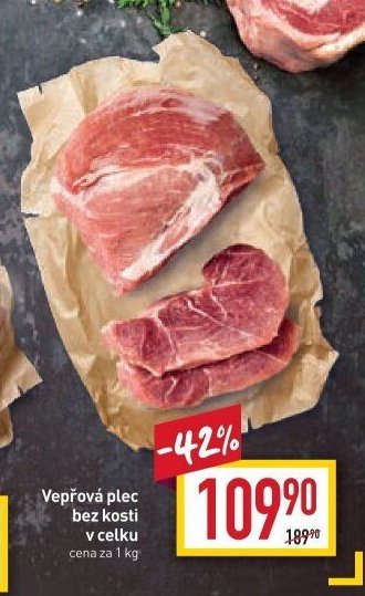 Vepřová plec bez kosti v celku