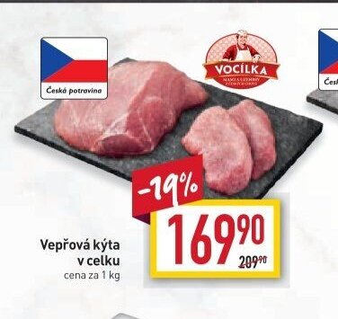 Vepřová kýta v celku