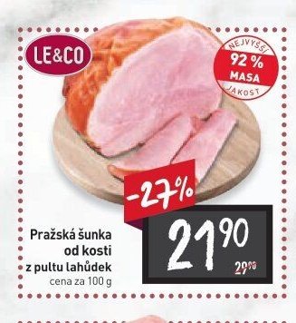 Pražská šunka od kosti