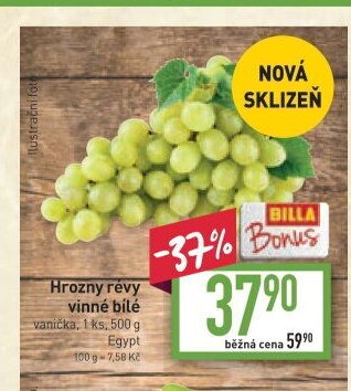 Hrozny révy vinné bílé