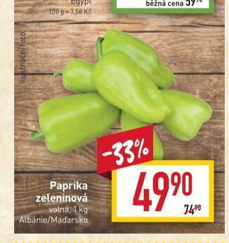 Paprika zeleninová