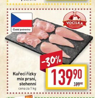 Kuřecí řízky mix prsní, stehenní