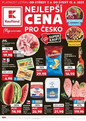 akční leták Kaufland 7.6.2023-13.6.2023