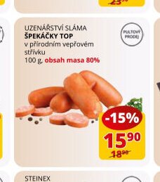 UZENÁŘSTVÍ SLÁMA ŠPEKÁČKY TOP