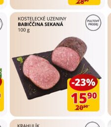 KOSTELECKÉ UZENINY BABIČČINA SEKANÁ
