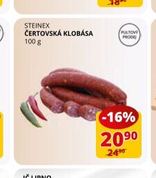 STEINEX ČERTOVSKÁ KLOBÁSA