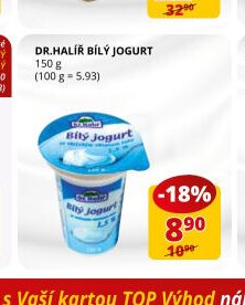 DR.HALÍŘ BÍLÝ JOGURT