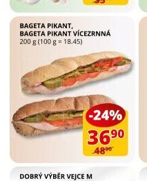 Bageta pikant, Bageta pikant vícezrnná