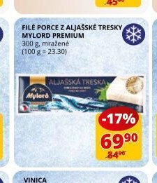 Filé porce z aljašské tresky Mylord Premium