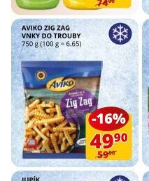 Aviko Zig Zag vlnky do trouby