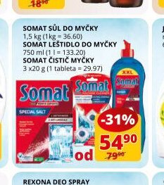 Somat sůl, leštidlo, čistič