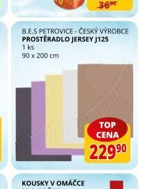 B.E.S. Petrovice prostěradlo Jersey J125