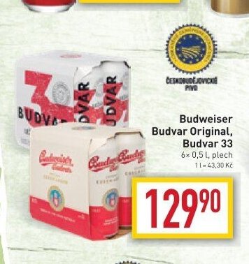 Budweiser Budvar Original, Budvar 33