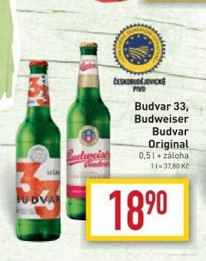 Budvar 33, Budweiser Budvar Original