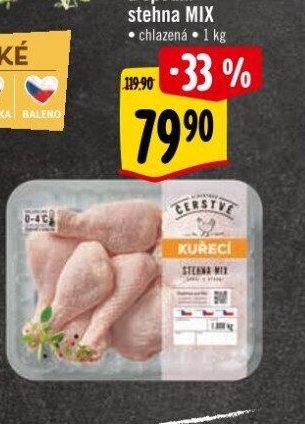 Kuřecí horní a spodní stehna MIX
