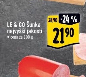 LE & CO Šunka nejvyšší jakosti