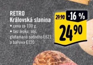 RETRO Královská slanina