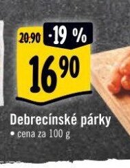 Debrecínské párky