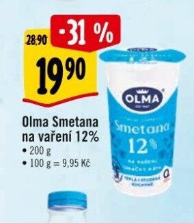 Olma Smetana na vaření 12%