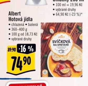 Albert Hotová jídla