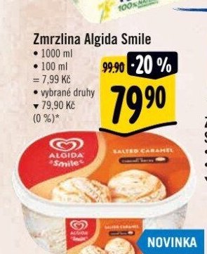Zmrzlina Algida Smile