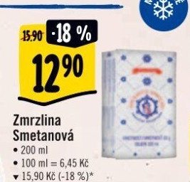 Zmrzlina Smetanová
