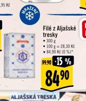 Filé z Aljašské tresky