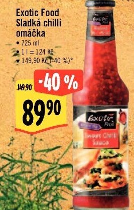 Chilli omáčka sladká Exotic food