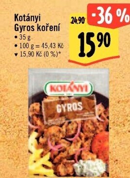 Koření Gyros Kotányi