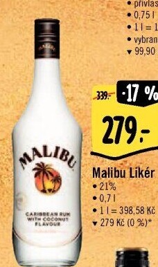 Likér Malibu