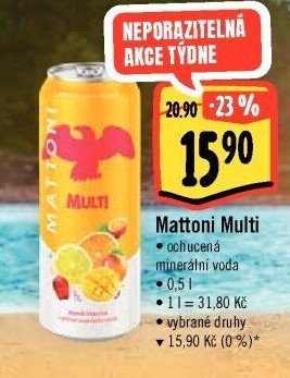 Ochucená voda Mattoni