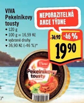 Paštika Pekelníkovy tousty Viva Carne